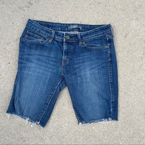 LEVI's denim skinny 531 cut off jean shorts Size Small 6
